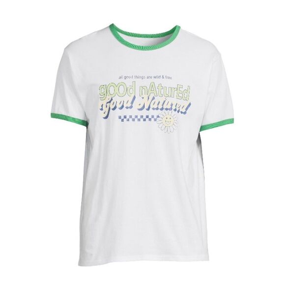 Men’s Graphic Ringer Retro Cotton T-Shirt Size S - Picture 1 of 8